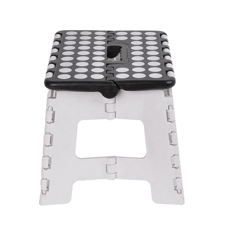 Royalunion New Trendy Furniture Black White Plastic Foot Kitchen Ru1403 Foldable Folding Step Stool